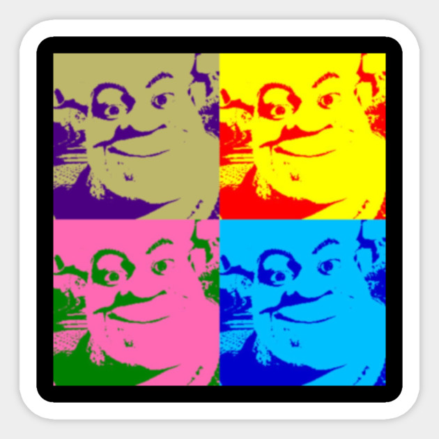 Shrek Pop Art - Shrek - Sticker | TeePublic